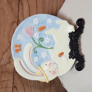 Vintage David Walker Enesco Bunny Plate